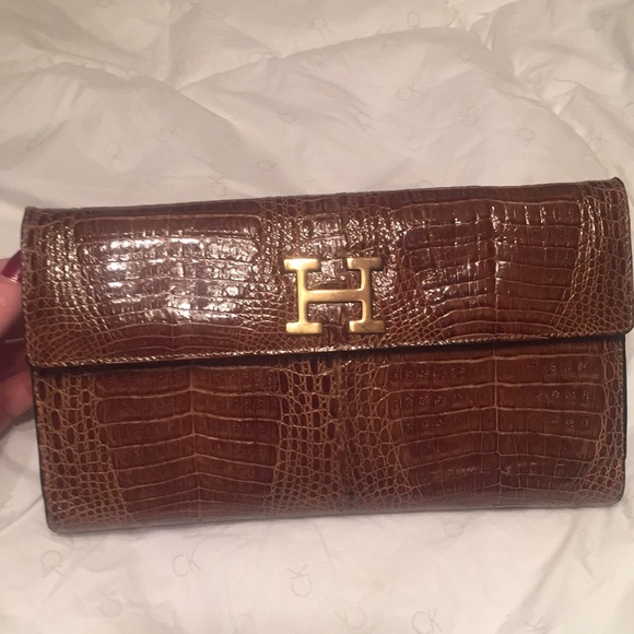 Stunning Vintage authentic crocodile clutch - Picture 6 of 8